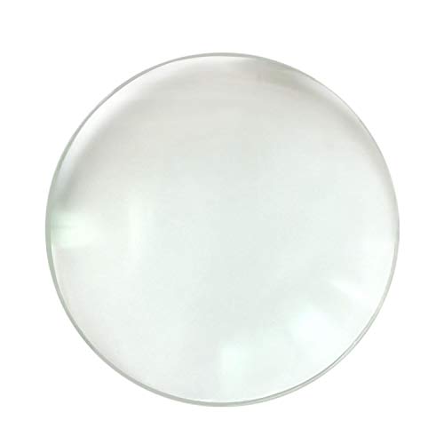 HD 30X Magnification Magnifying Glass 50MM Diameter Double Convex Lens Glass Optical Magnifier Glass Jewelry Loupe for Reading Coins Stamps Maps Craft Labs 90MM Focal Length
