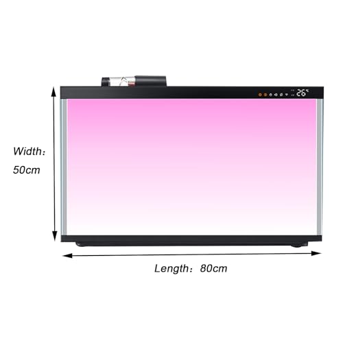 Aquarium Background Sticker for Fish Tank, Flexible PVC Backing Film for Seamless Fit, Decorative Cover for Enhancing Depth and Tank,80x50cm - size: 80x50cm