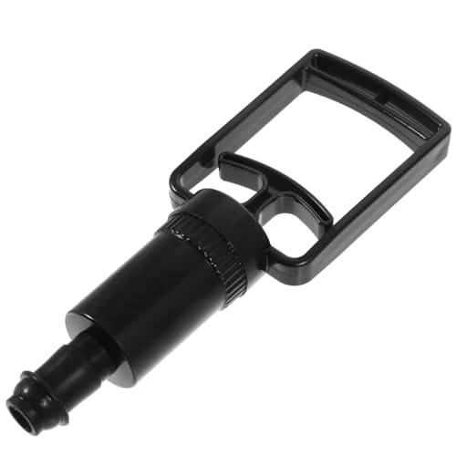 Baluue Handheld Vacuum Cupping Pump Replacement Suction Handle Manual Body Massage Tool Accessory for Vacuum Cups, Ergonomic Grip Pump Device, Black
