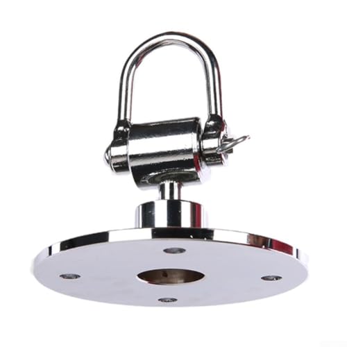 Stainless Steel 360 Degree Swivel Hook for MMA Pear Shaped Punching Bag, Speed Ball Base with High Load Bearing for Boxing Training Equipment