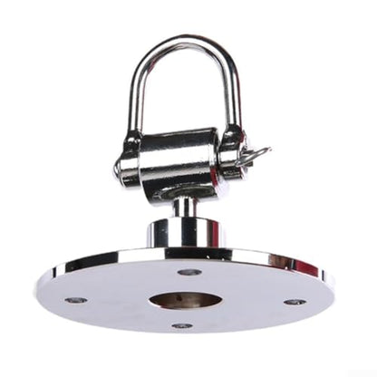 Stainless Steel 360 Degree Swivel Hook for MMA Pear Shaped Punching Bag, Speed Ball Base with High Load Bearing for Boxing Training Equipment