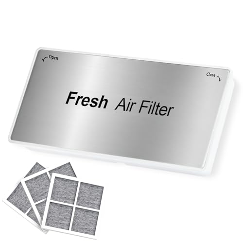 ADQ75493301 Refrigerator Air Filter Cover Replacement, Come with The LT120F Refrigerator Air Filter(3 Pack), Fresh Air Filter Cover Compatible with LG Refrigerator Models, Ideal choice