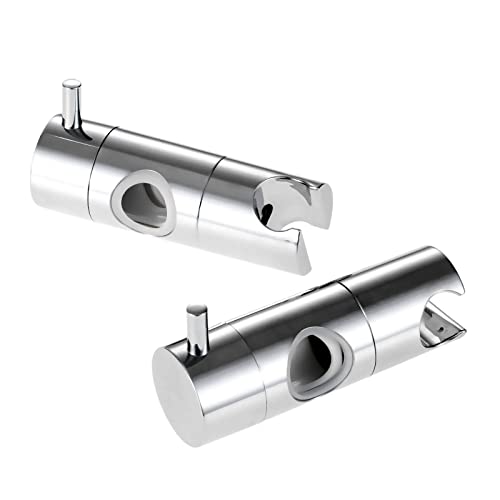 XTYPE Hand Held Shower Head Holder for 22mm 25mm Tube Shower Rail Bracket Slider Bar Adjustable Sprayer Holder Shower Rod Replacement