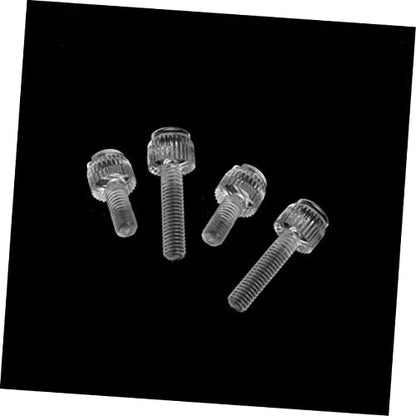 Levemolo Water Tube Clamp for Aquarium 4pcs Acrylic Aquarium Water Clip Fish Tank Holder Clamp Stainless Steel Pipe Fixing