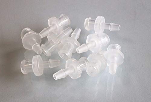 Female Luer Lock Connector - 3/32" Hose Barb Fittings PP Polypropylene Hose, 25x Luer Lock Adapter for Laboratory Equipment, Luer Lock Syringe, Female Hose Connector, Luer Hose Barb Adapter