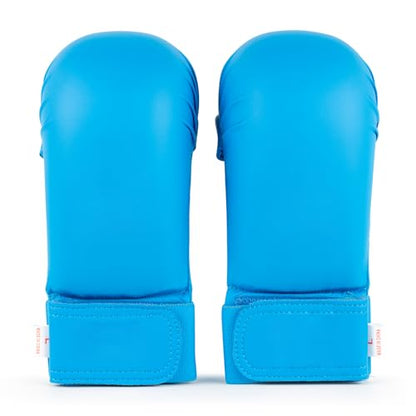 Premium Karate Boxing Gloves for Men & Women - color: Blue, size: Medium