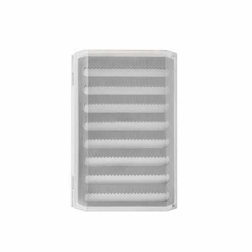Aventik Large Clear Fly Fishing Box Deep Capacity for Streamers &Saltwater Bass Flies Lightweiht Tackle Storage with Magnetic Closure Easy-Access Fly Organizer (H055MA+Foam A) - style: H055MA