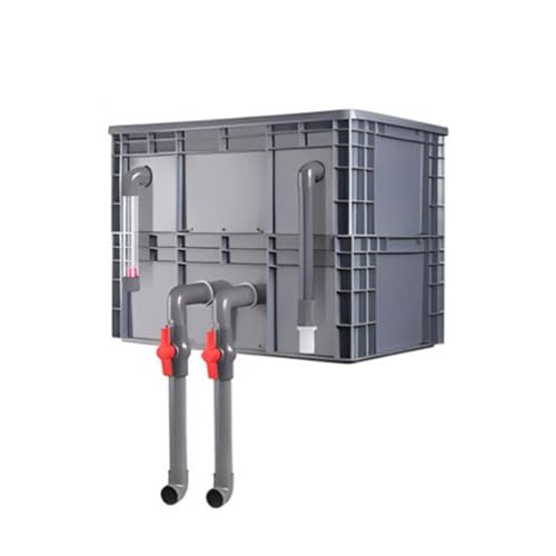 Adjustable Flow Waterfall Filter Box - High Turnover Fish Pond Filter Kit for Clear Water, Ideal for Pond Maintenance and Aquatic Life Health