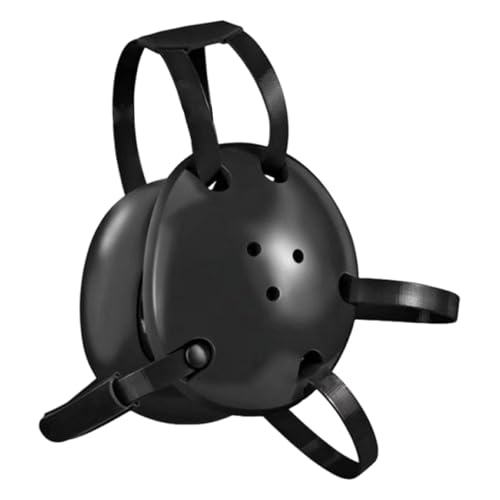 Wrestling Headgear Adult Adjustable with Chin Pad NBR Soft Construction Suitable for Sports Training Men