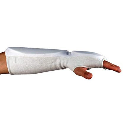 Pine Tree Martial Arts Taekwondo, Karate Training Cloth Fist & Forearm Pad - size: XXS-CHS, style: White