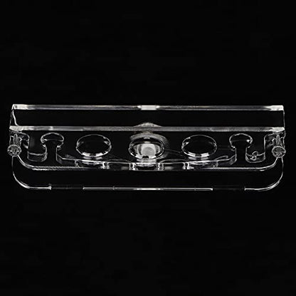 Acrylic Transparent Aquarium Tool Holder, Maintenance Rack S, White Clear, Space Saving Organizer - Durable Material, Easy Installation, Ideal for Fish Tank Tools