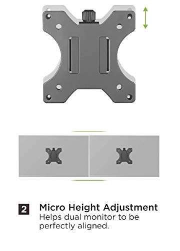 Mount Plus MP-XMA-03 Adapter VESA Mount Quick Release Bracket Kit | Stand Attachment and Wall Mount Removable VESA Plate for Easy LCD Monitor and TV Screen Mounting (Quick Release Adapter)