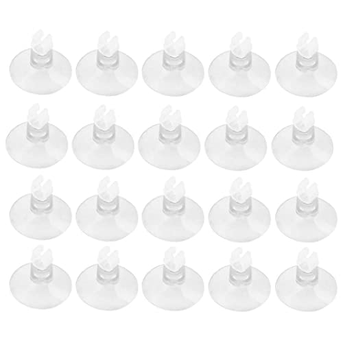 20Pcs Aquarium Fish Tank Suckers Suction Cups Holders Clips Clamps for 4/6mm Airline Tube