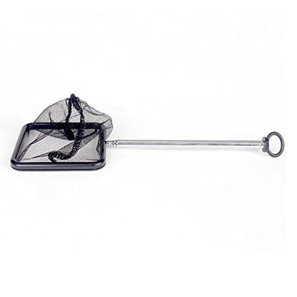 Stainless Steel Fishnet Square Extendable Fish Net High Density Fishnet Applicable to Aquarium Black 1 Pcs Attractive and Fashion