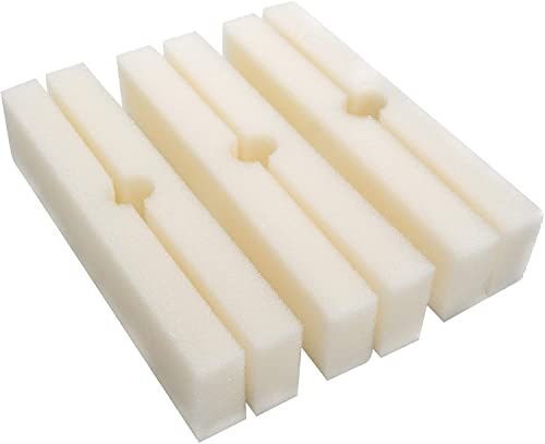 Replacement White Foam Filter Pads Fits Fluval FX4 / FX5 / FX6 (Pack of 6)