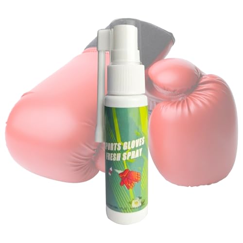 Boxing Glove Odor Remover Sports Cleaner Freshener Spray | Odor Eliminating Spray for Boxing Gloves, Gym Bags, Football Pads, Shoes, Clothes, Work Boot, Helmet, Athletic Gear