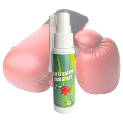 Boxing Glove Odor Remover Sports Cleaner Freshener Spray | Odor Eliminating Spray for Boxing Gloves, Gym Bags, Football Pads, Shoes, Clothes, Work Boot, Helmet, Athletic Gear
