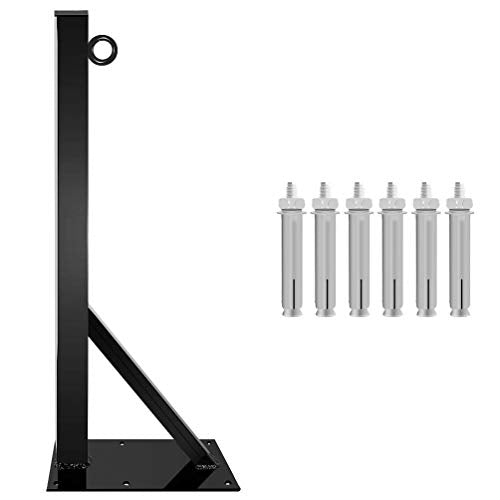 Aoneky Heavy Duty Punching Bag Wall Mount Bracket, 1000LB Capacity Universal Boxing Bag Hanger for MMA, Muay Thai, Home Gym Training, Solid Steel Construction with 6 Bolts - size: 28 inch