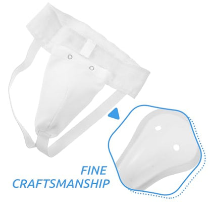 Kichvoe Wear-Resistant Groin Protector and Comfortable Breathable Crotch Guard Cotton Cover, Integrated Professional Male Groin Guard for Boxing Taekwondo MMA Training