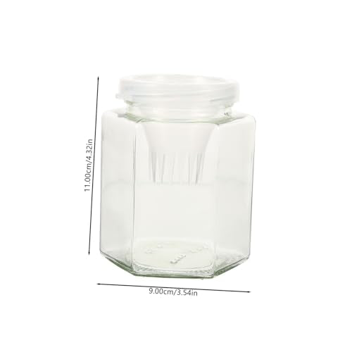Yardwe Glass Fish Container for Boys and Girls Portable Fishing -Resistant Glass Lid for Catching Shrimp and Crabs Outdoor Fishing Accessory Sturdy Fish Catcher