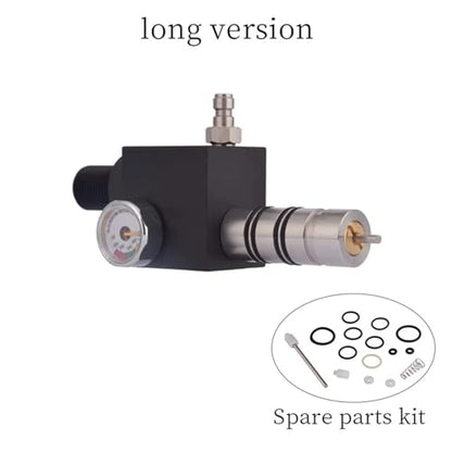 HPA 4500PSI Z Valve Gas Cylinder Refill Filling Adapter Compressor Air Tank Soft Connector Soda Accesories For Diving Aquarium(Long pattern) - size: Long pattern