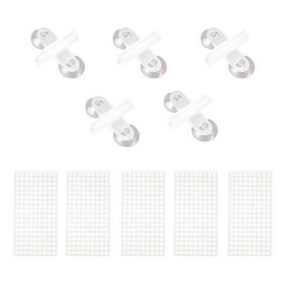 balacoo 10pcs Bottom Plate for Fish Tank Isolation Creative Segregation Boards Clips Safe Material for Betta Fish and Breeding Easy Installation to Prevent