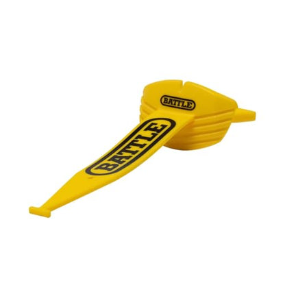 Battle Speed XL Football Mouthguard | No boiling required, Ready to wear out of the box, Extra-wide connected tether strap, Braces compatible, Features a thick - color: Bright Yellow