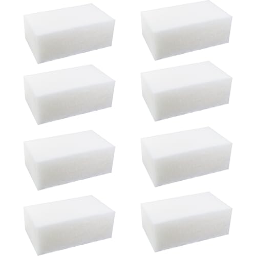 8-Pack Sponge Filter Media Pad Replacement, Compatible with Aqua Clear 70 Gallon, Fits for 40-70 Gallon Aquariums, Enhanced Foam Insert for Filtration, Fish Tank Filter Media