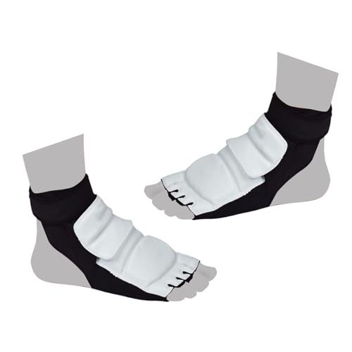 Taekwondo Sparring Gear Foot Protector, Breathable Non-Slip (38-39) | Martial Arts Protective Foot Gear, Karate Boxing Sparring Foot Guard for Kung Fu Boxing Kickboxing Training - size: XL 38-39, style: XL 38-39