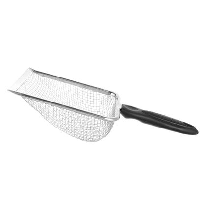 WOONEKY Sand Sifter Shovel Reptile Stainless Steel Mesh Litter Scoop Easy to Clean