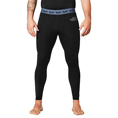 Elite Sports Men’s BJJ Spats Leggings Tights, Best Jiu Jitsu MMA no Gi spat Compression Pants for Men - size: XX-Large