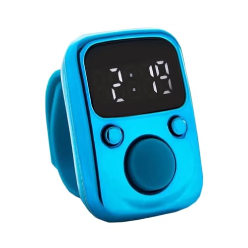 Clicker Counter Portable Hand Finger Counting Clicker - color: Blue