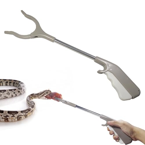 Snake Feeding Tongs, 16 Inch Reptile Feeding Tongs, Ball Python Accessories, Extra Long Large Tweezers for Boa, Kingsnake, Hognose Snake, Corn Snake, Terrarium Supplies for Snake