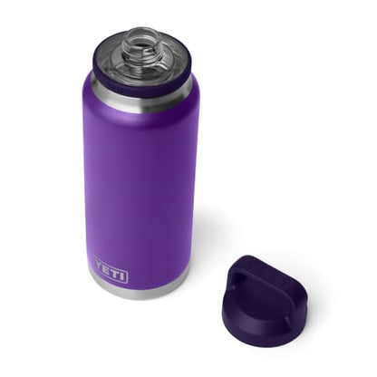 YETI Rambler 36 oz Bottle, Vacuum Insulated, Leakproof, Stainless Steel with Chug Cap - color: Pace Purple