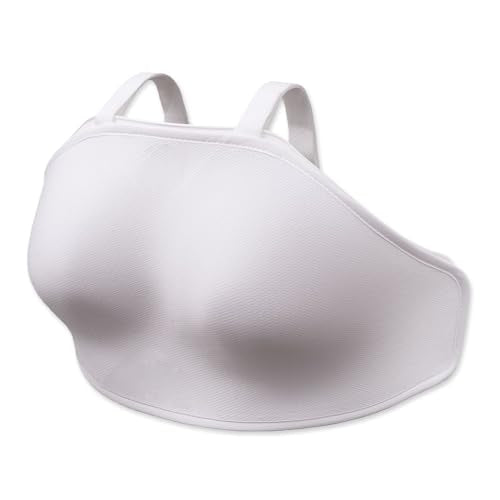 Fencing Chest Protector - Double Soft-Layer Chest Guard for Women - FIE Certificate Plastic Breast Protector - Fencing Gear for Foil Epee Sabre - size: Small