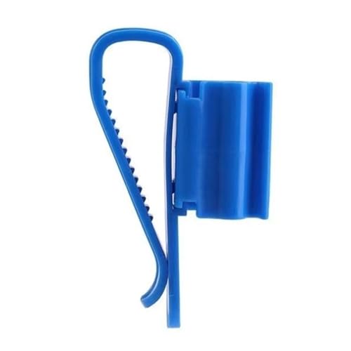 Aquarium Fish Tank Inflow Outflow Tube Holder 30pcs Aquarium Tube Holder Clip Fish Tank Water Change Hose Support ABS Plastic Glass Mount with Anti-Slip Design for Glass Fish Tanks(Blue)