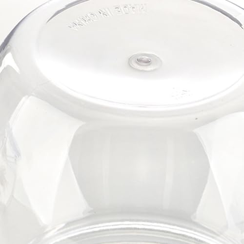 Portable Fish Bowl Handheld Aquarium Container with Handle 7.09x7.09x11.81 Inch Clear Plastic Tank for Outdoor Beach Activities