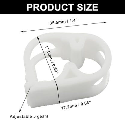 5Pcs Plastic Tubing Clamps Adjustable 1/4"-1/2" Plastic Hose Clamp, Laboratory Pinch Valve for Tubing 3-6mm - size: 1/4"-1/2"