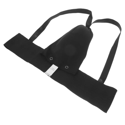 OSALADI Professional Wear-Resistant Groin Guard and Training Crotch Protector for Boxing Taekwondo MMA, Breathable Dark Color M Size Male Groin Protector for Martial Arts Practice