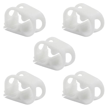5Pcs Plastic Tubing Clamps Adjustable 1/4"-1/2" Plastic Hose Clamp, Laboratory Pinch Valve for Tubing 3-6mm - size: 1/4"-1/2"