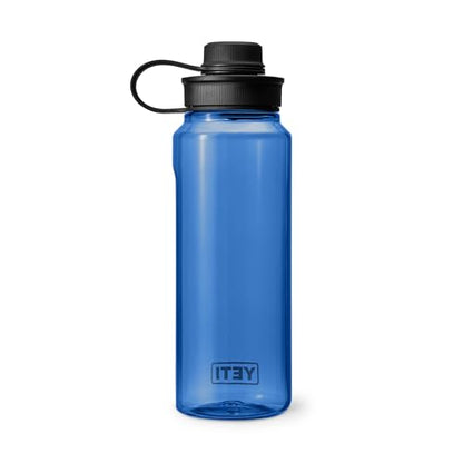 YETI Yonder Water Bottle with Yonder Tether Cap, Lightweight, Leakproof and BPA-Free - color: Royal Blue, size: 34 Ounces