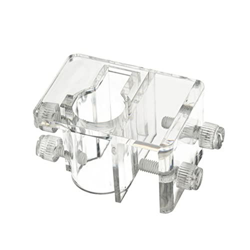 BESPORTBLE Aquarium Fixed Clip Water Pipe Clamp in Acrylic for Fish Tank Hose (Size s 5-20mm)