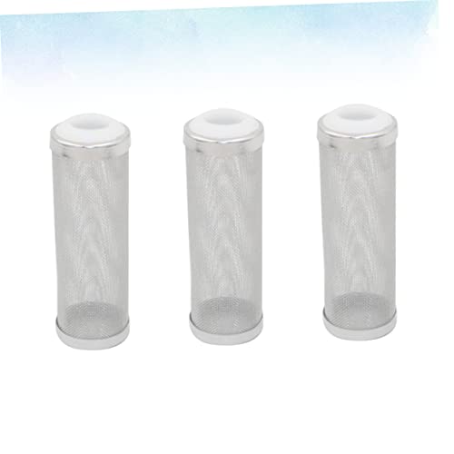 Ipetboom 9pcs Stainless Steel Fish Tank Inlet Cover White Prevents Young Fish from Being Sucked Filtering Net for Aquariums Easy to Install Protects from Debris
