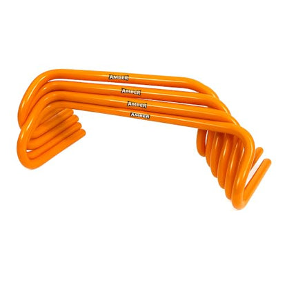Multi-Sport Speed Training Hurdles Set of 6 Mini Hurdles for Agility & Coordination, Lightweight PVC Construction, Ideal for Football, Soccer, Baseball, Hockey, Track, Tennis, Lacrosse, 6 inch
