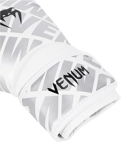 Venum Contender 1.5 Boxing Gloves - color: White/Silver, size: 12-Ounce