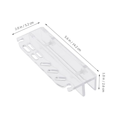 BESPORTBLE Acrylic Holder Rack for Aquatic Plant Tools Compact Storage for Aquarium Maintenance Featuring High-Transparency Design for Scissors Tweezers and Scrapers