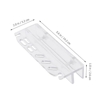 BESPORTBLE Acrylic Holder Rack for Aquatic Plant Tools Compact Storage for Aquarium Maintenance Featuring High-Transparency Design for Scissors Tweezers and Scrapers