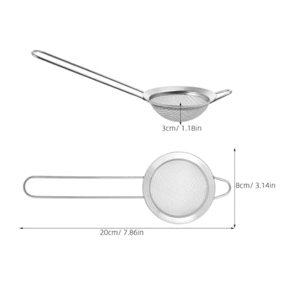 POPETPOP 2pcs Stainless Steel Reptile Litter Scoop Durable Sand Shovel with Fine Mesh for Efficient Excrement Cleaning Terrariums and Aquariums