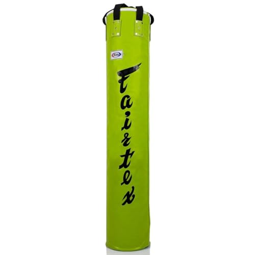 Fairtex HB6 Banana Heavy Bag, Muay Thai MMA Kickboxing Boxing Punching Bag - color: HB6 Green, size: Unfilled