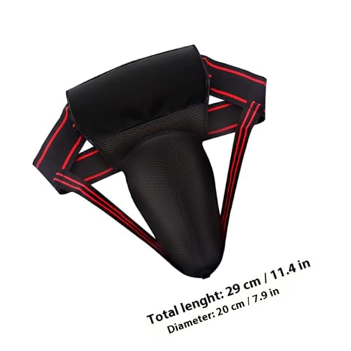 Toddmomy Professional Breathable Groin Protector Wear-Resistant Training Crotch Guard Portable Crotch Protector for Taekwondo Boxing MMA